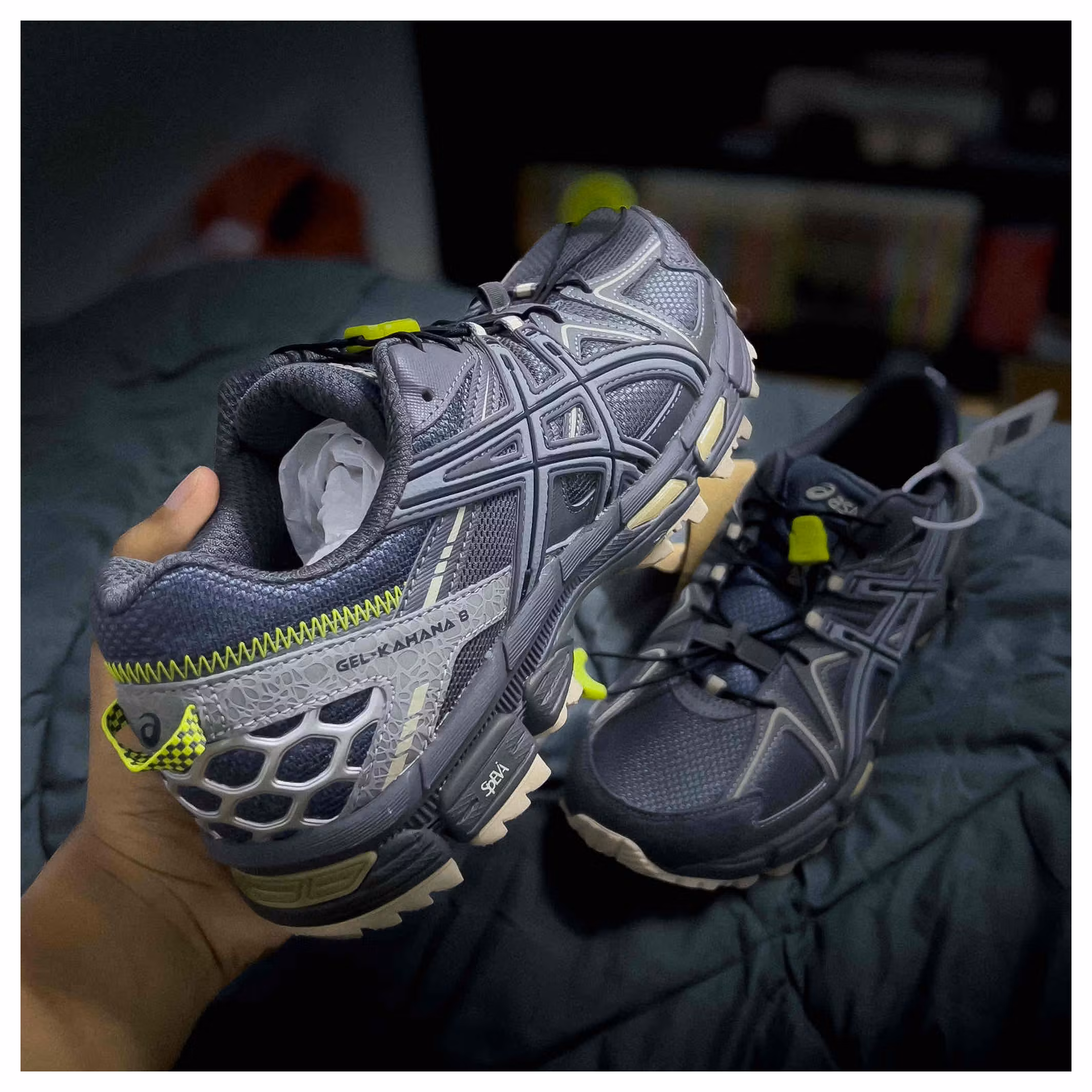 ASICS Gel Kahana 8 'Graphite Grey Sheet Rock' 1011B387-021 ASICS Gel Kahana 8 'Graphite Grey Sheet Rock' 1011B387-021